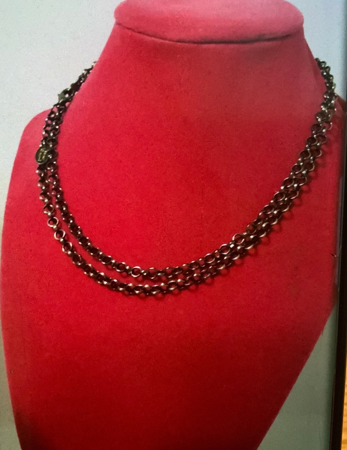 Women’s Chain Gun Metal Necklace