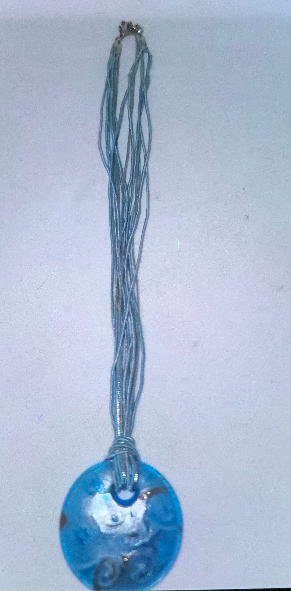 Art Glass Fused Millefiori Round Necklace