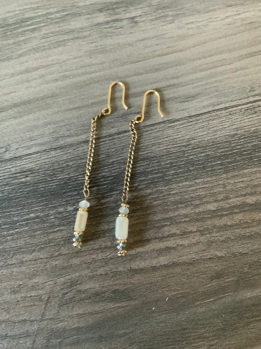 Elegant Gold Tone Earrings