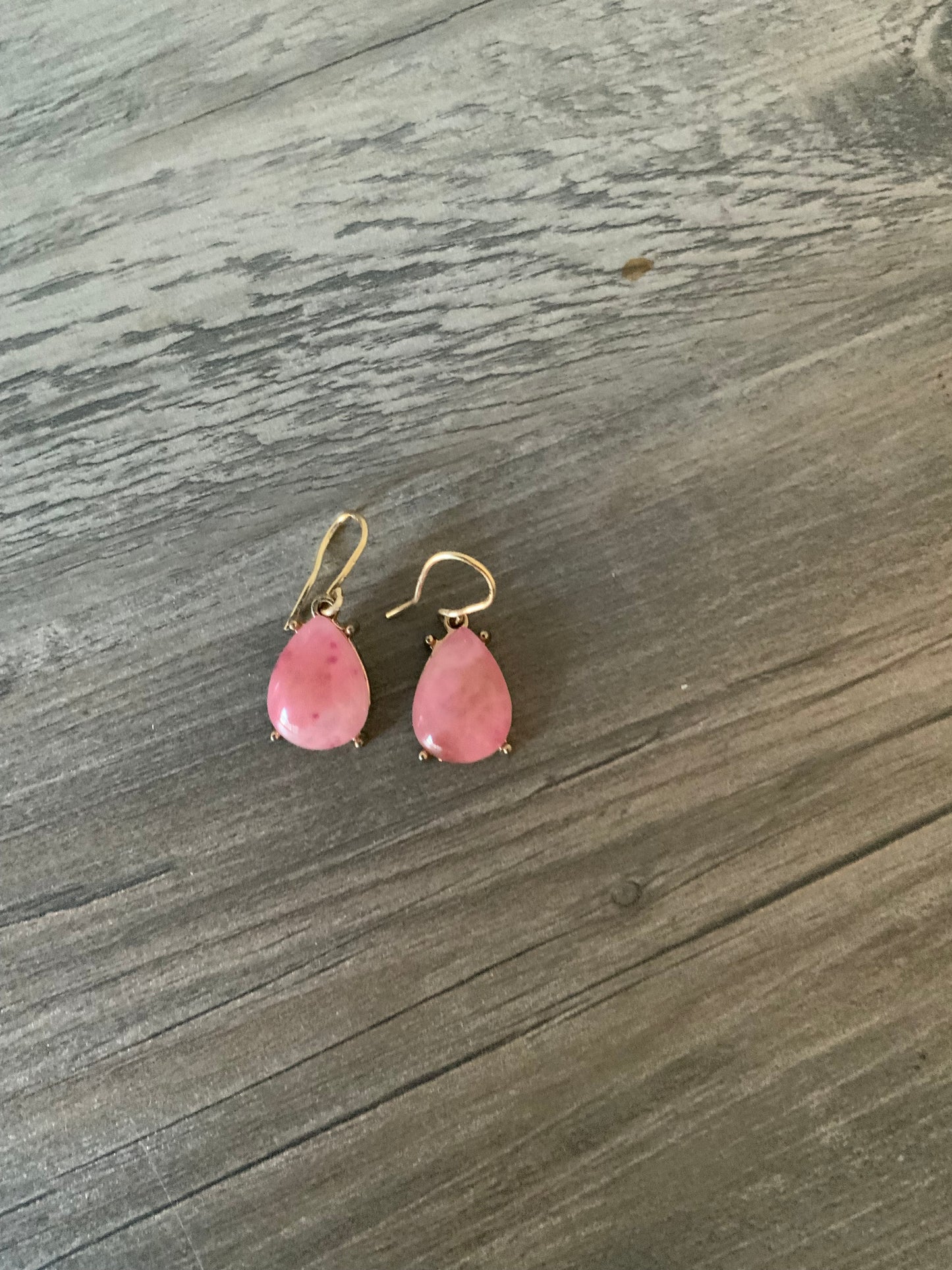 Elegant Pink Drop Earrings
