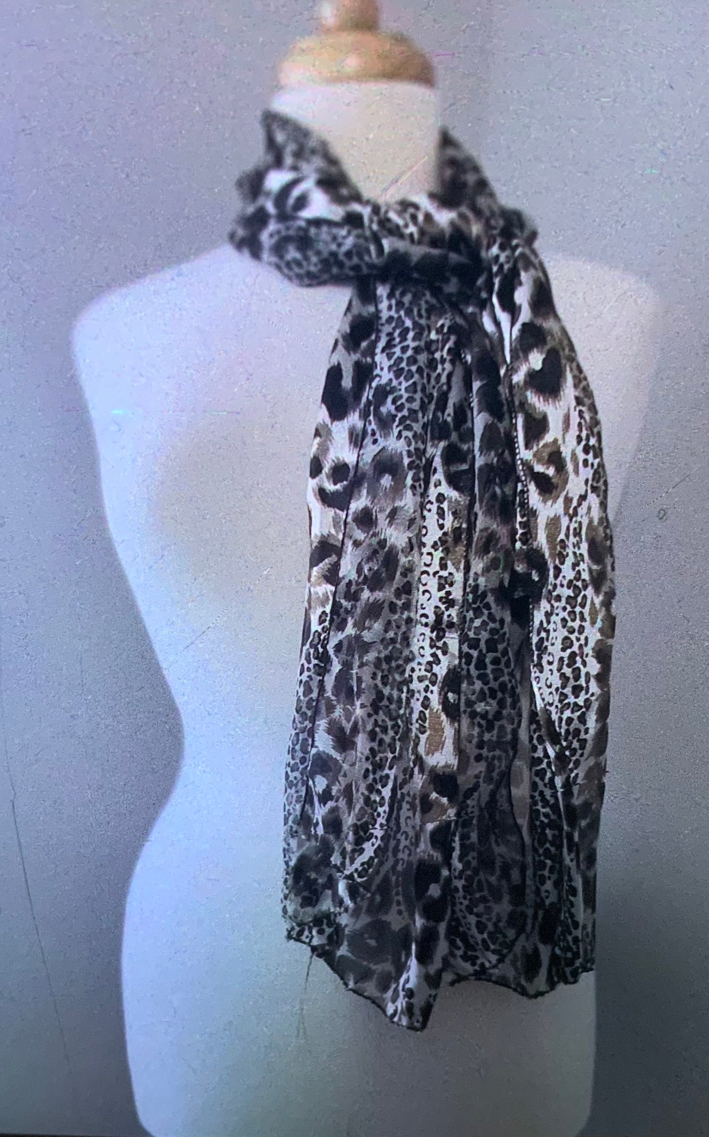 Leopard Print Scarf